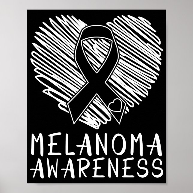 Hudcancer Melanoma Awareness Melanoma Poster (Framsidan)