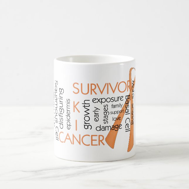 Hudcancer Survivor D4: Puzzle Ord Kaffemugg (Center)
