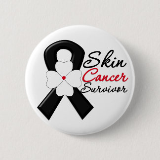 Hudcancer Survivor Flower Ribbon Knapp