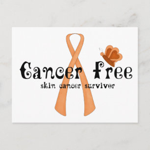 Hudcanceröverlevare D8 :: Cancerfri fjäril Vykort