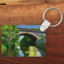 Huddersfield Broad Canal and Whitacre Mill Viaduct Nyckelring