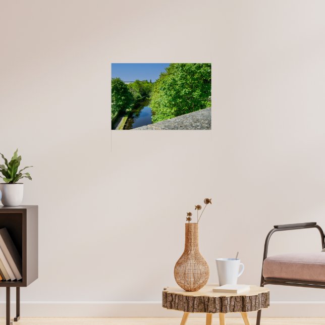 Huddersfield Broad Canal, Whitacre Mill Viaduct Poster (Vardagsrum 3)