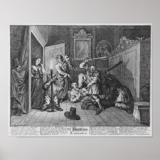 Hudibras Catechiz'd, Plate IV Poster (Framsidan)
