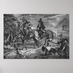 Hudibras Sallies framåt, pläterar II Poster