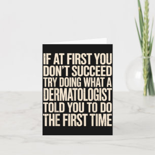 Hudläkare Art för män kvinnor Dermatologi Kort