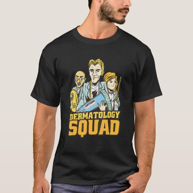 Hudläkargruppen läkare t shirt (Framsida)