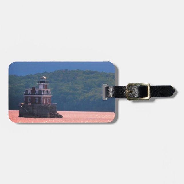 Hudson Atenfyr - Hudson City Light, NY Bagagebricka (Horisontell Framsida)