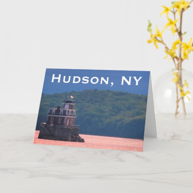 Hudson Atenfyr - Hudson City Light, NY C Kort (Gul blomma)