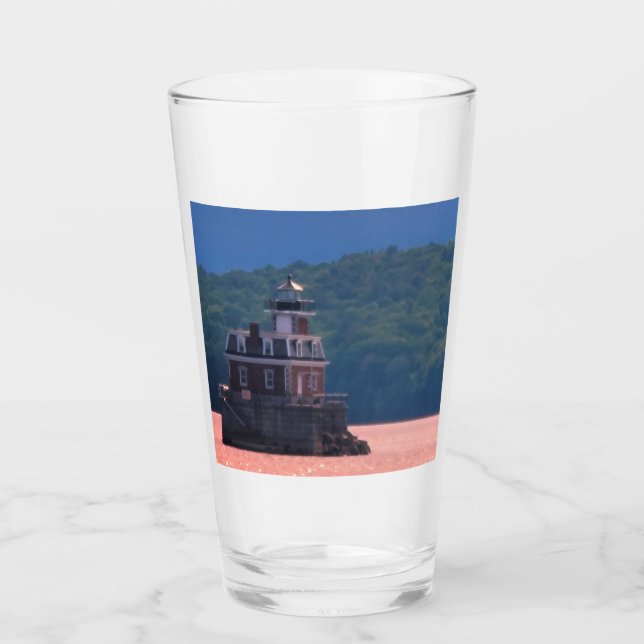 Hudson Atenfyr - Hudson City Light, NY Glaskopp (Framsida)