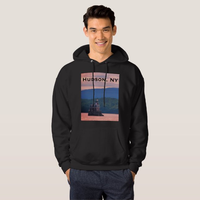 Hudson Atenfyr - Hudson City Light, NY Hoodie (Hel framsida)