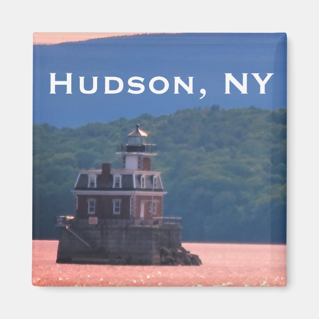 Hudson Atenfyr - Hudson City Light, NY Magnet (Framsidan)