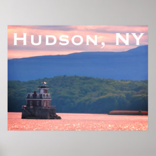 Hudson Atenfyr - Hudson City Light, NY Poster