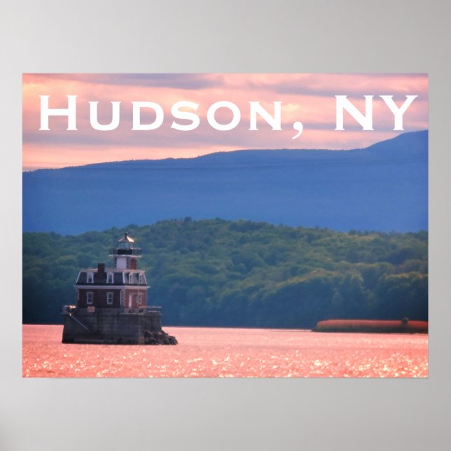 Hudson Atenfyr - Hudson City Light, NY Poster (Framsidan)