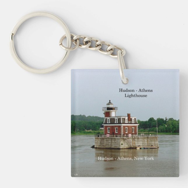 Hudson Atens fyr-nyckelring (Framsidan)