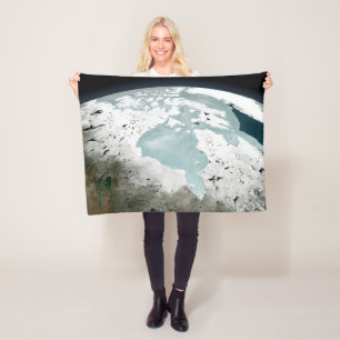 Hudson Bay Sea Ice 29 april 2006. Fleecefilt