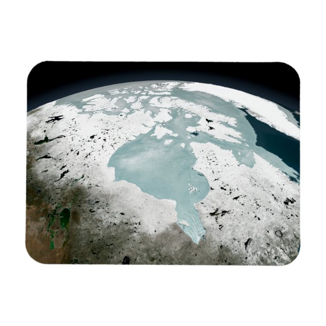 Hudson Bay Sea Ice 29 april 2006. Magnet (Horisontell)