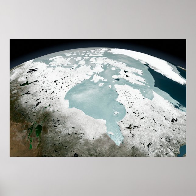 Hudson Bay Sea Ice 29 april 2006. Poster (Framsidan)