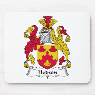 Hudson familjvapensköld musmatta