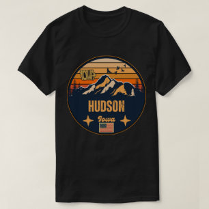 Hudson, Iowa Ia, Förenade Stater T Shirt