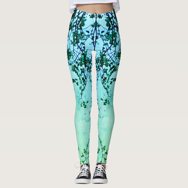 Hudson Leggings Grön (Framsida)