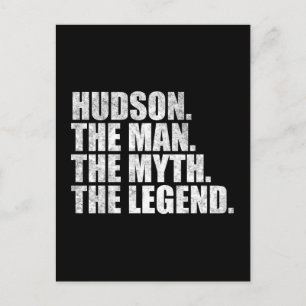 Hudson namn, Hudson Mannen Myten Legenden Vykort