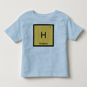 Hudson Namn kemi Inslag Periodic Bord T-shirt