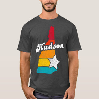 Hudson New Hampshire Vintage Distress Souvenir 1 T Shirt