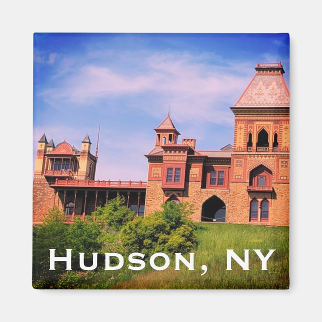Hudson, NY - Frederic Church Gods Magnet (Framsidan)