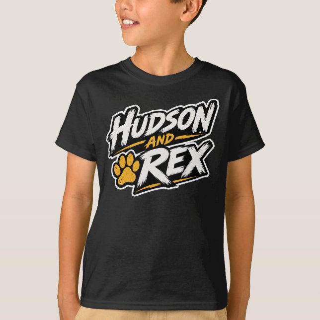 Hudson och Rex T Shirt (Framsida)