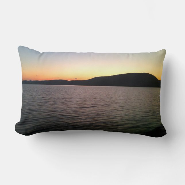 Hudson River/det moderna randkast dämpar Lumbarkudde (Framsida)