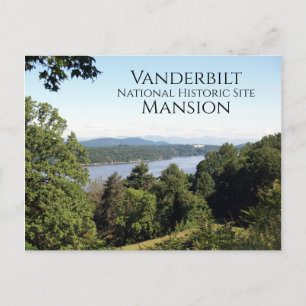 Hudson River från Vanderbilt Mansion, Hyde Par, NY Vykort