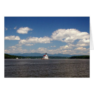 Hudson River Lighthouse Hälsningskort