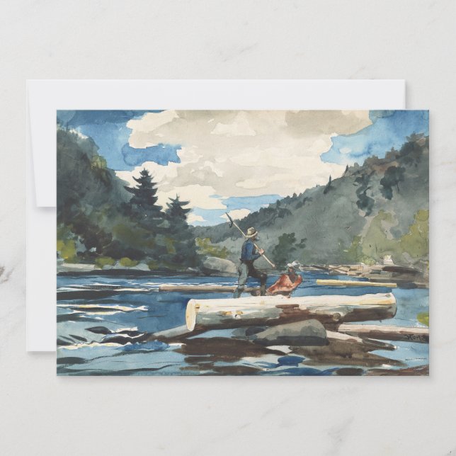 Hudson River, Logging | Winslow Homer (Framsida)