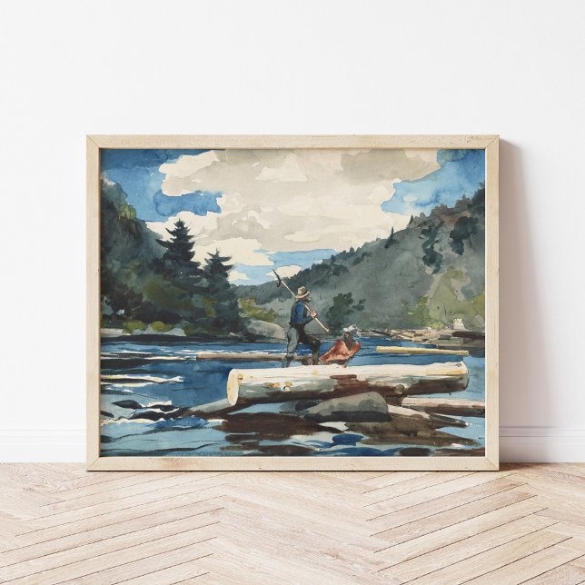 Hudson River, Logging | Winslow Homer Poster (Skapare uppladdad)