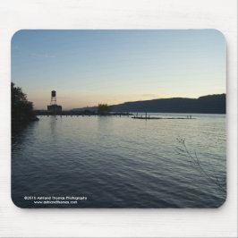 Hudson River på skymningen Mousepad Musmatta