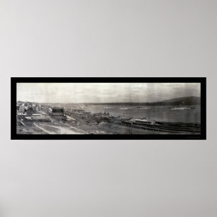 Hudson River paradfoto 1909 Poster