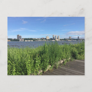 Hudson River Riverside Park Manhattan New York NYC Vykort