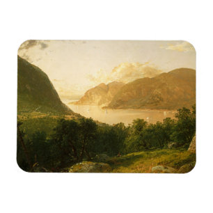 Hudson River Scene av John Frederick Kensett Magnet