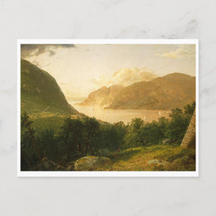 Hudson River Scene av John Frederick Kensett Vykort