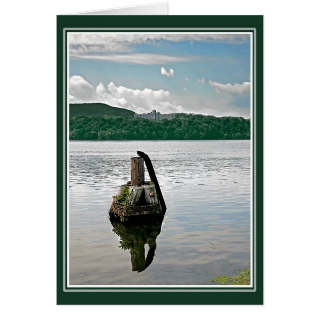 Hudson River Scene Hälsningskort (Framsidan)