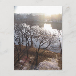 Hudson River sunrise Vykort