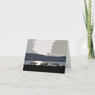 Hudson River Sunset Kort