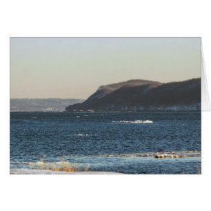 Hudson River Thaw Hälsningskort