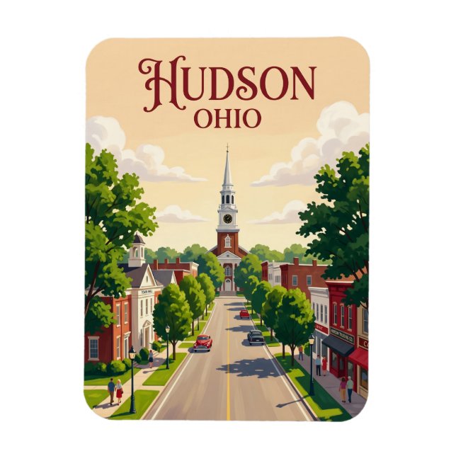 Hudson USA Magnet (Vertikal)