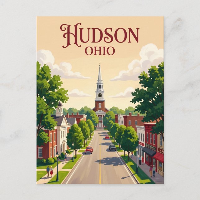 Hudson USA Vykort (Framsida)