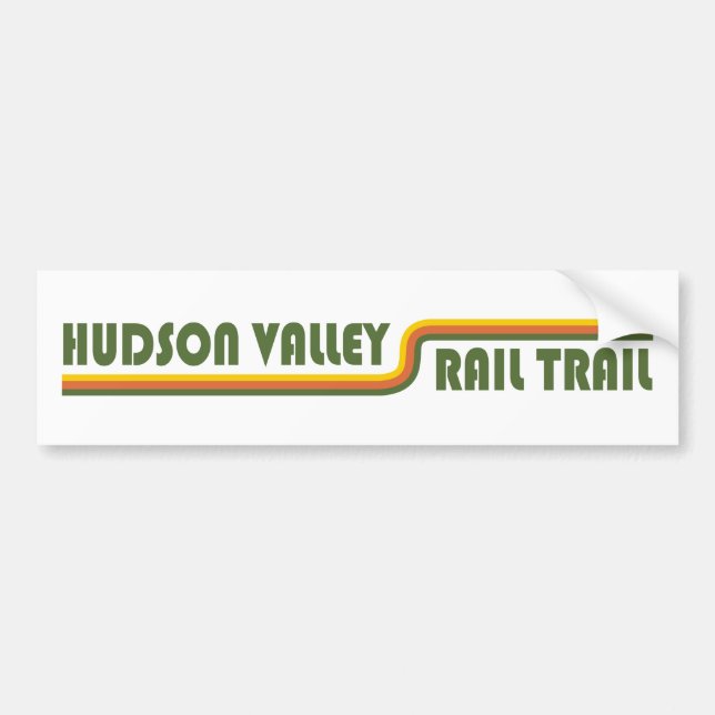 Hudson Valley Rail Trail New York Bildekal (Framsidan)