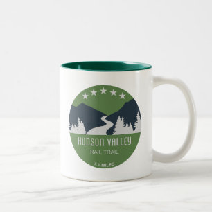 Hudson Valley Rail Trail New York Två-Tonad Mugg
