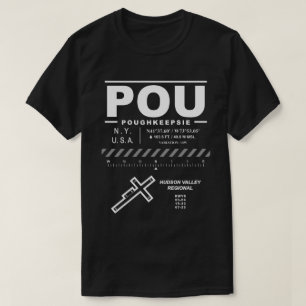 Hudson Valley Regional Airport POU USAA T Shirt