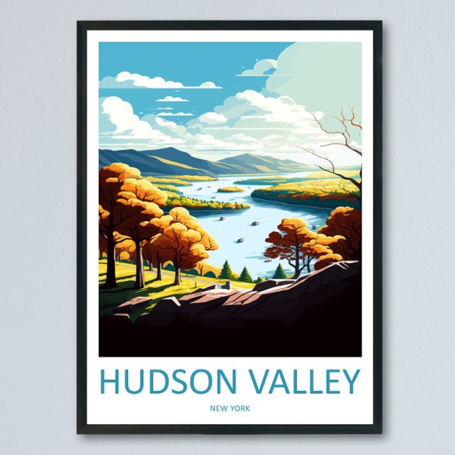 Hudson Valley Resa Print Väggkonst Hudson Valley  (Skapare uppladdad)
