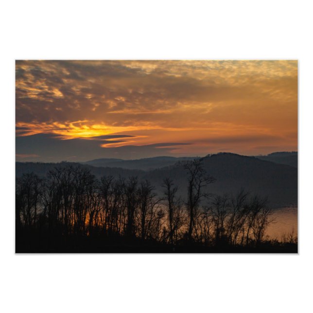 Hudson Valley Sunset Fototryck (Framsidan)